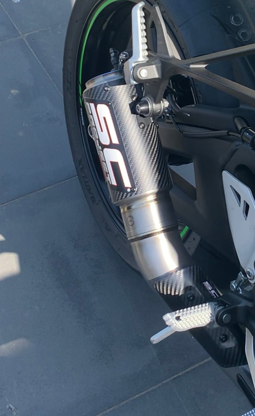 Zx10r sc project uitlaat, Ophalen of Verzenden, Gebruikt