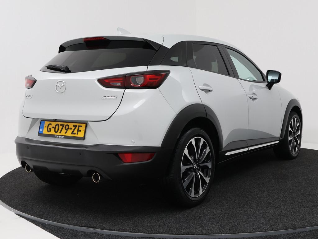 Mazda CX-3 2.0 SkyActiv-G 120 GT-M | BOSE | ACC | Stoel -/-, Auto's, Mazda, 4 cilinders, Leder en Stof, Wit, Origineel Nederlands