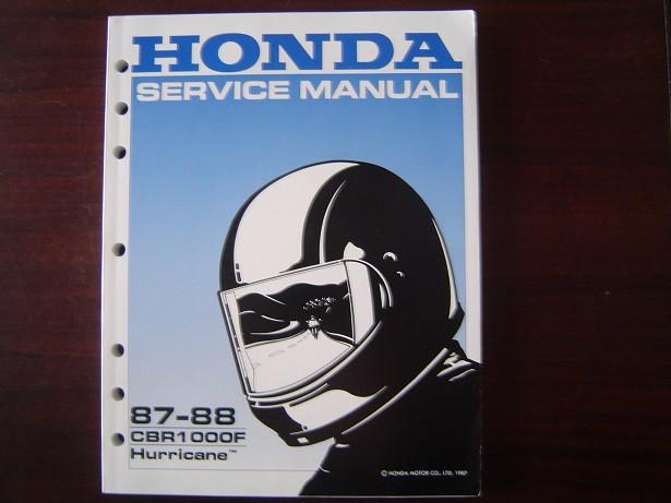 Honda CBR1000 F 1987 1988 motorcycle service manual CBR, Motoren, Handleidingen en Instructieboekjes, Ophalen of Verzenden, Honda
