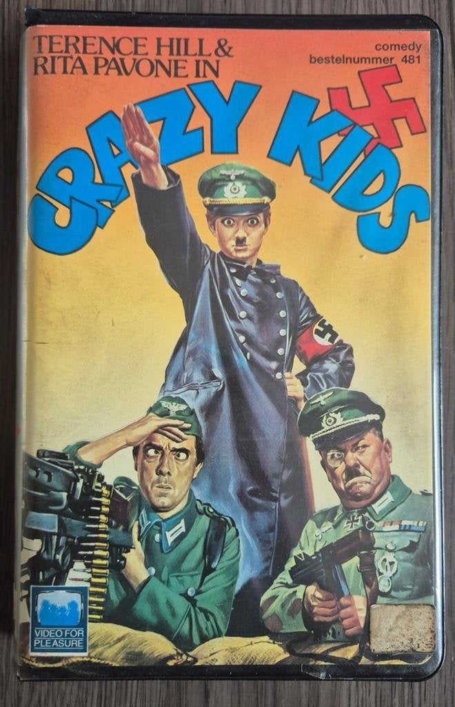 Betamax Crazy Kids (Terence Hill) (Ex-Rental) ZELDZAAM, Alle leeftijden, Ophalen of Verzenden, Zo goed als nieuw, Komedie