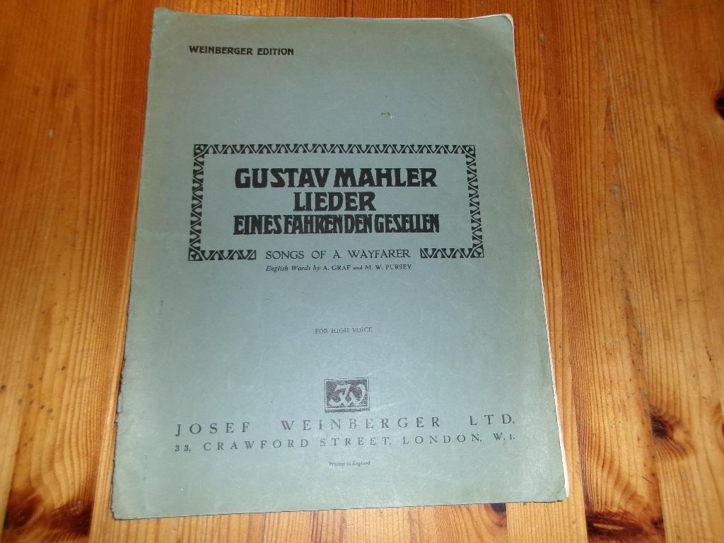Gustav Mahler, Zang, Gebruikt, Klassiek, Ophalen of Verzenden
