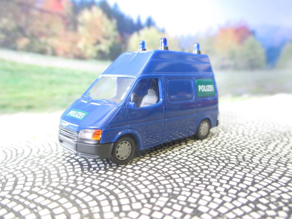 Ford Transit Mk.3 Facelift SWB Hightop POLIZEI Politie blauw, Ophalen of Verzenden, Zo goed als nieuw, Bus of Vrachtwagen, Rietze