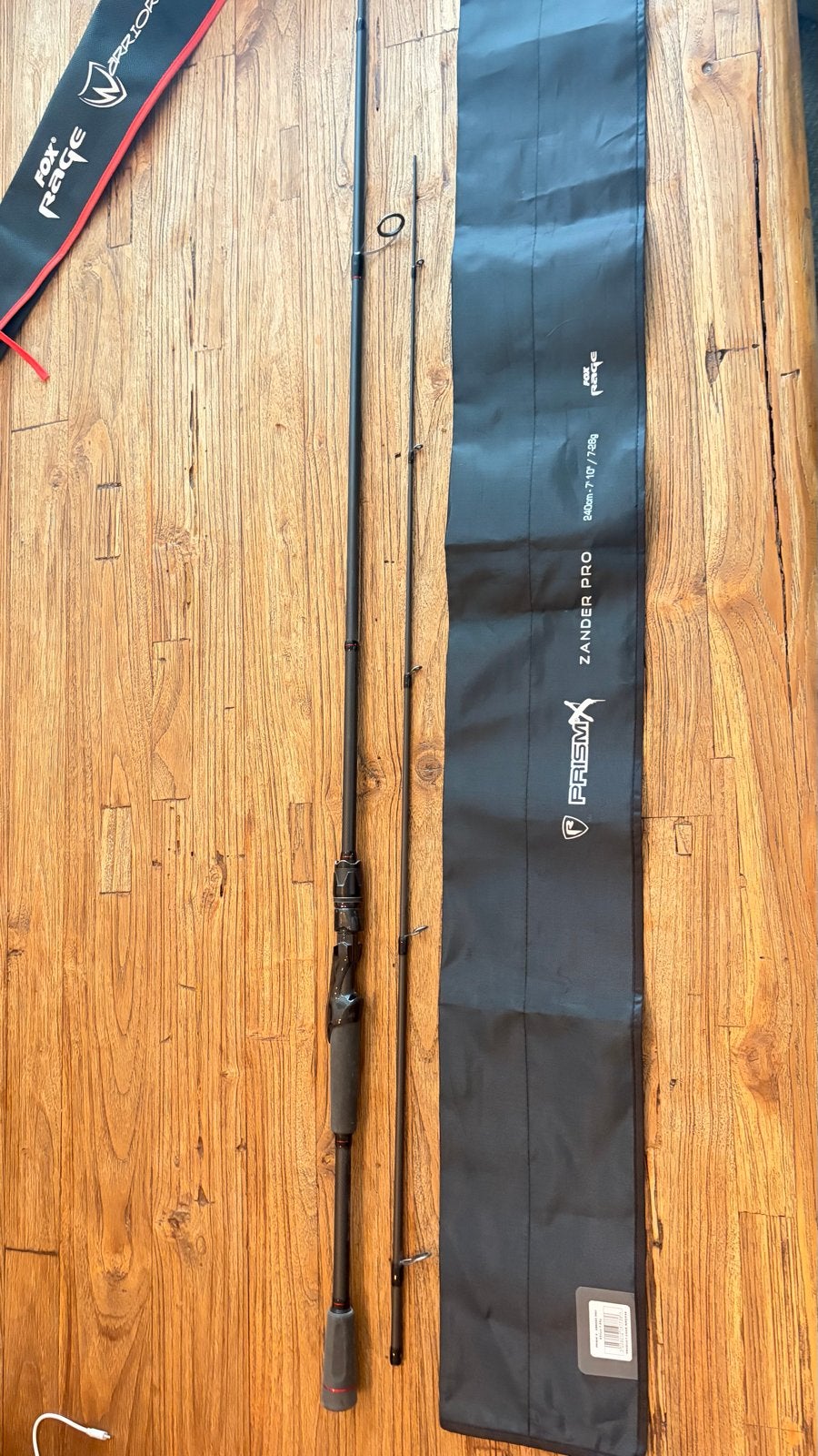 Fox Rage Prims X Zander Pro (topdeel kapot) 240cm 7-28 gram, Ophalen, Gebruikt, Werphengel