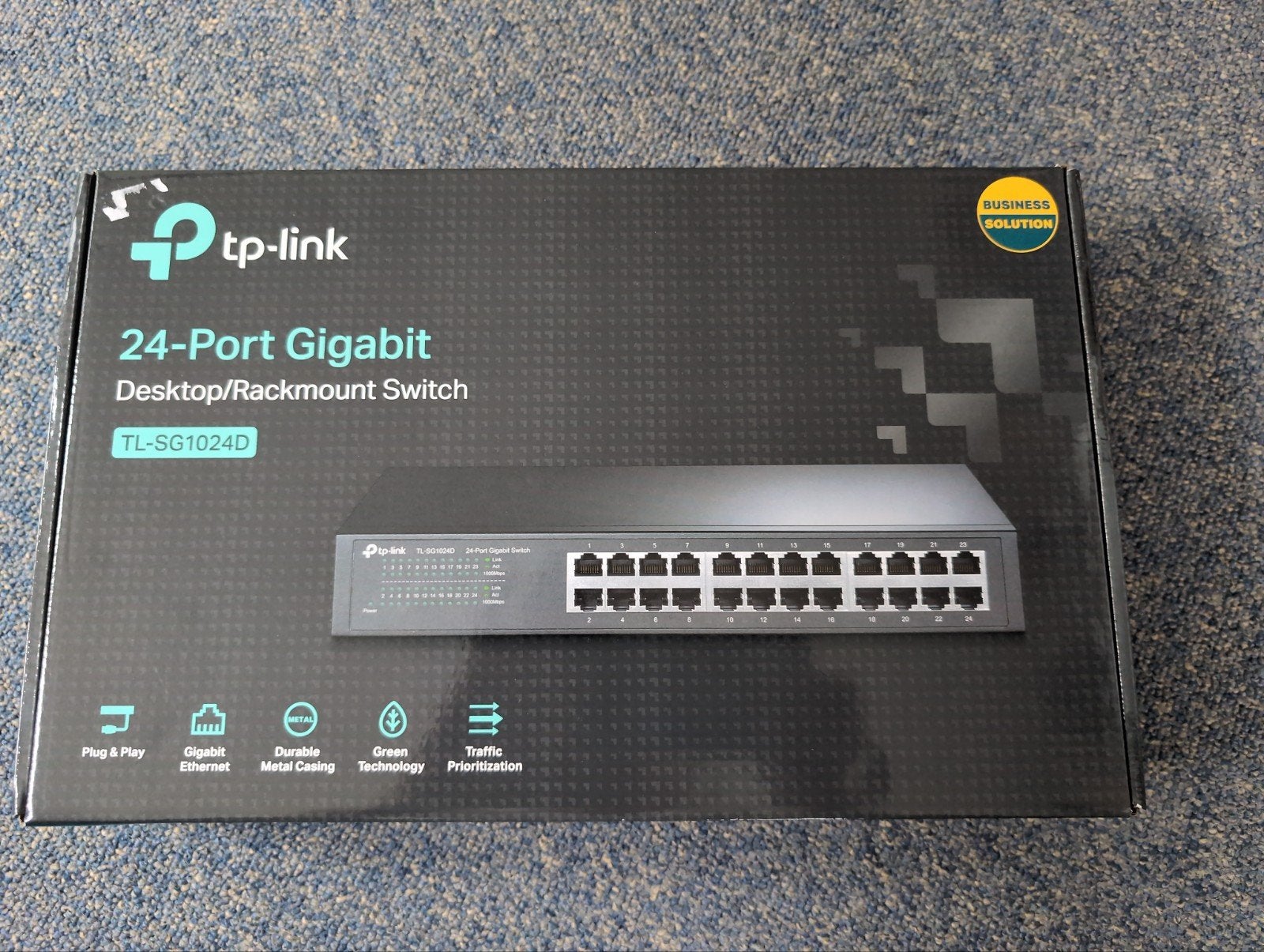 TP-LINK 24-poorts Gigabit Netwerk Switch, Computers en Software, Ophalen of Verzenden, Nieuw