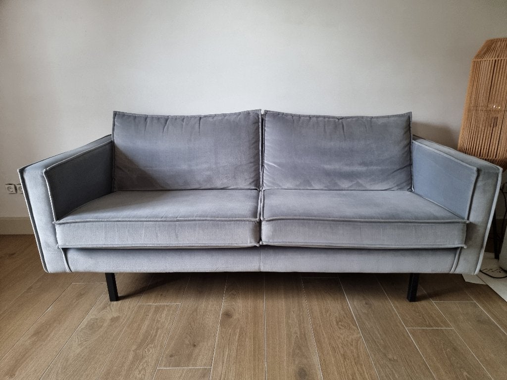 Grijze Woood rodeo 2,5 zits bank, Ophalen, 150 tot 200 cm, Tweepersoons, 75 tot 100 cm