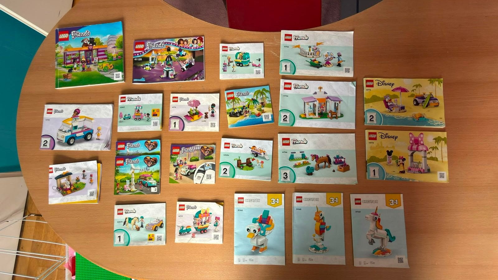 Lego friends, Ophalen