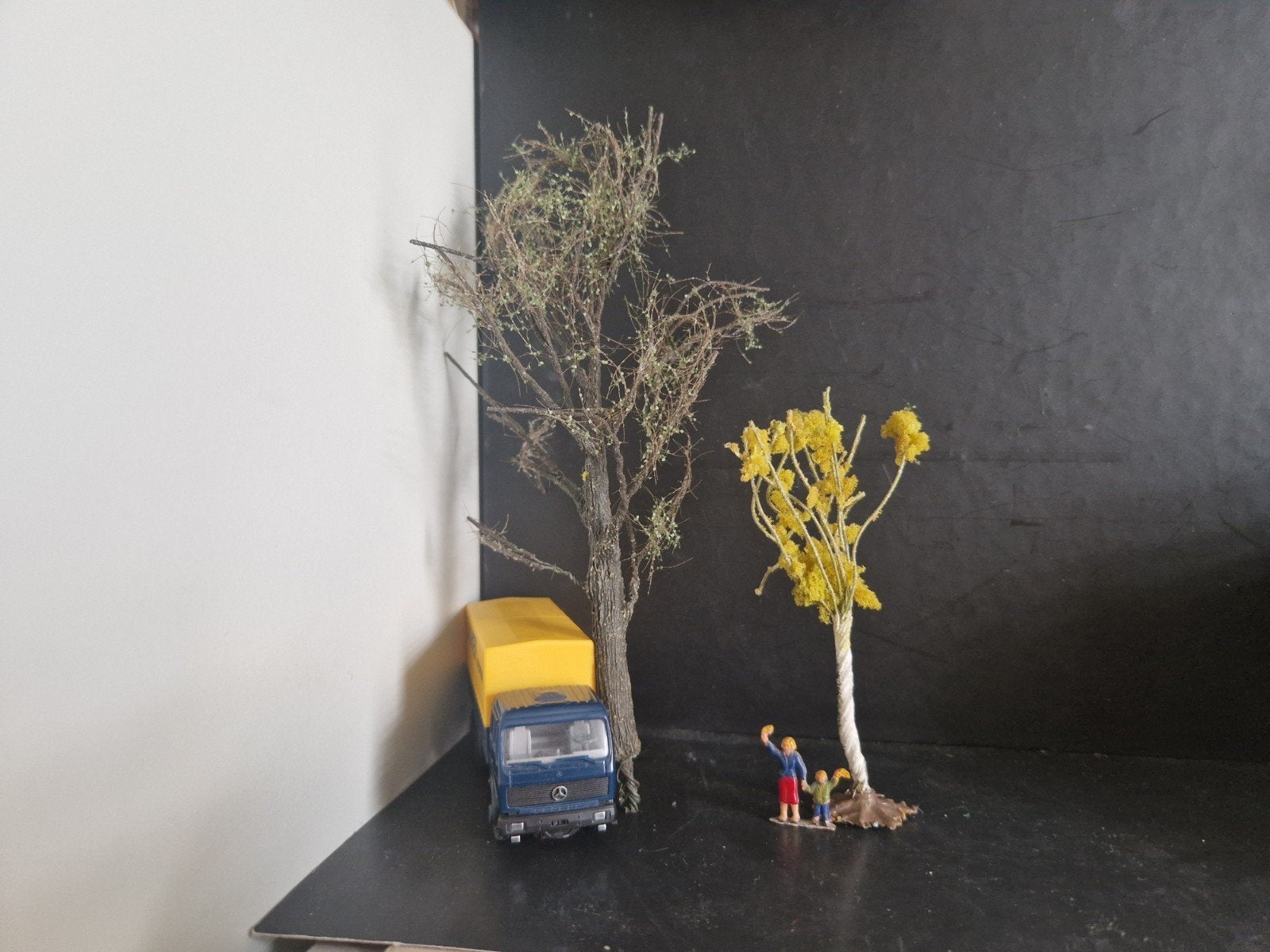 Diverse modelbouw bomen en struiken voor diorama, Overige merken, Gebruikt, Natuur, Gelijkstroom of Wisselstroom