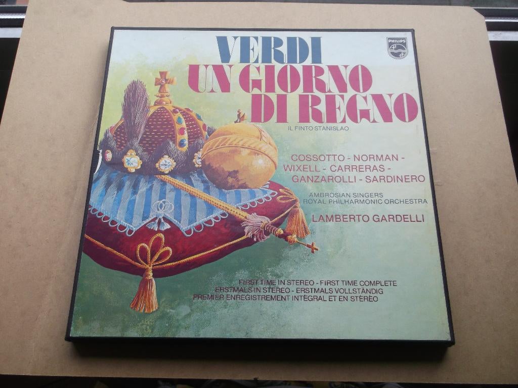 Verdi~Un Giorno di Regno~RPO~Gardelli~Cossotto~Norman~Wixell, Opera of Operette, Ophalen of Verzenden, Zo goed als nieuw, 12 inch