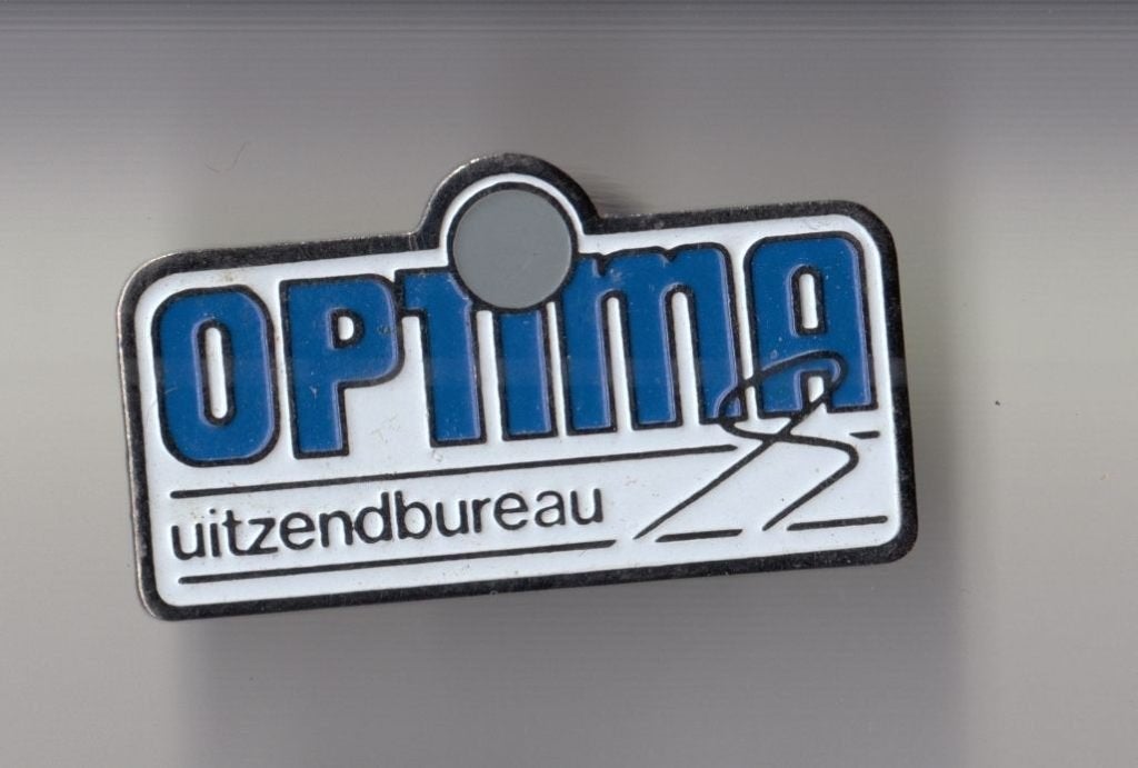 Optima Uitzendbureau pin, Gebruikt, Niet vindbaar, Niet vindbaar, Speldje of Pin
