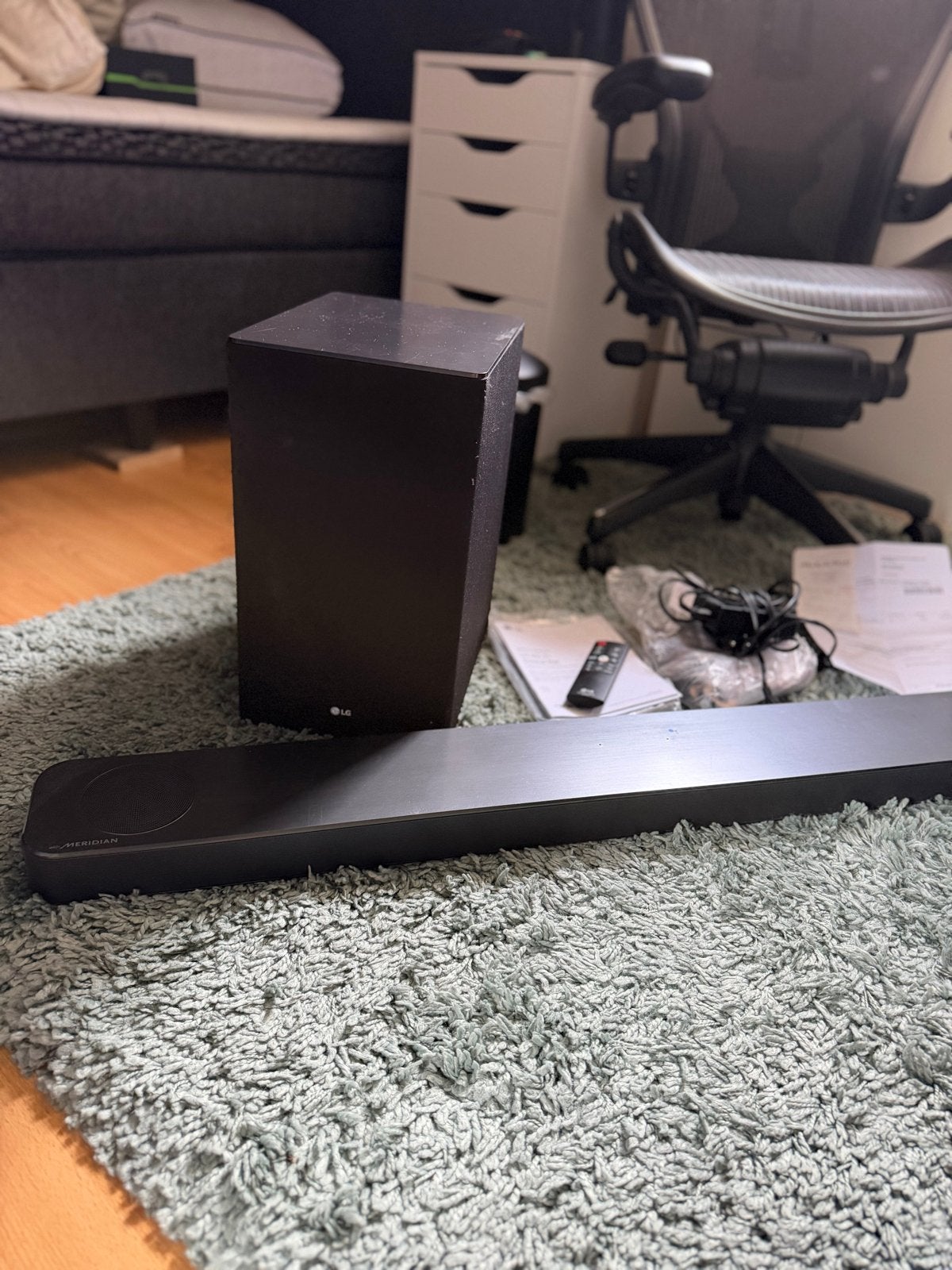 LG SL8YG - Soundbar, Ophalen of Verzenden, Met externe subwoofer, Zo goed als nieuw