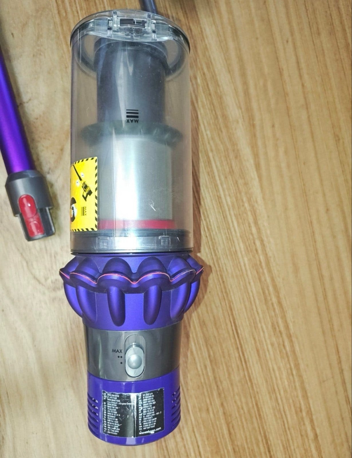 Hypermoderne Steelstofzuiger met Stofdetectie, Verzenden, Draadloos, Zo goed als nieuw, Dyson