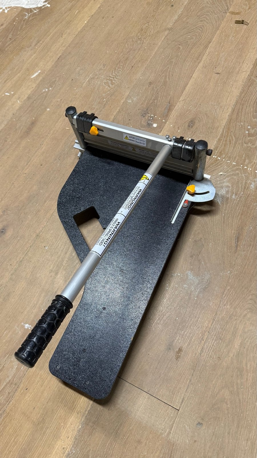 Laminaatsnijder - Handig gereedschap voor vloerleggen, Doe-het-zelf en Verbouw, Gereedschap | Handgereedschap, Ophalen, Gebruikt
