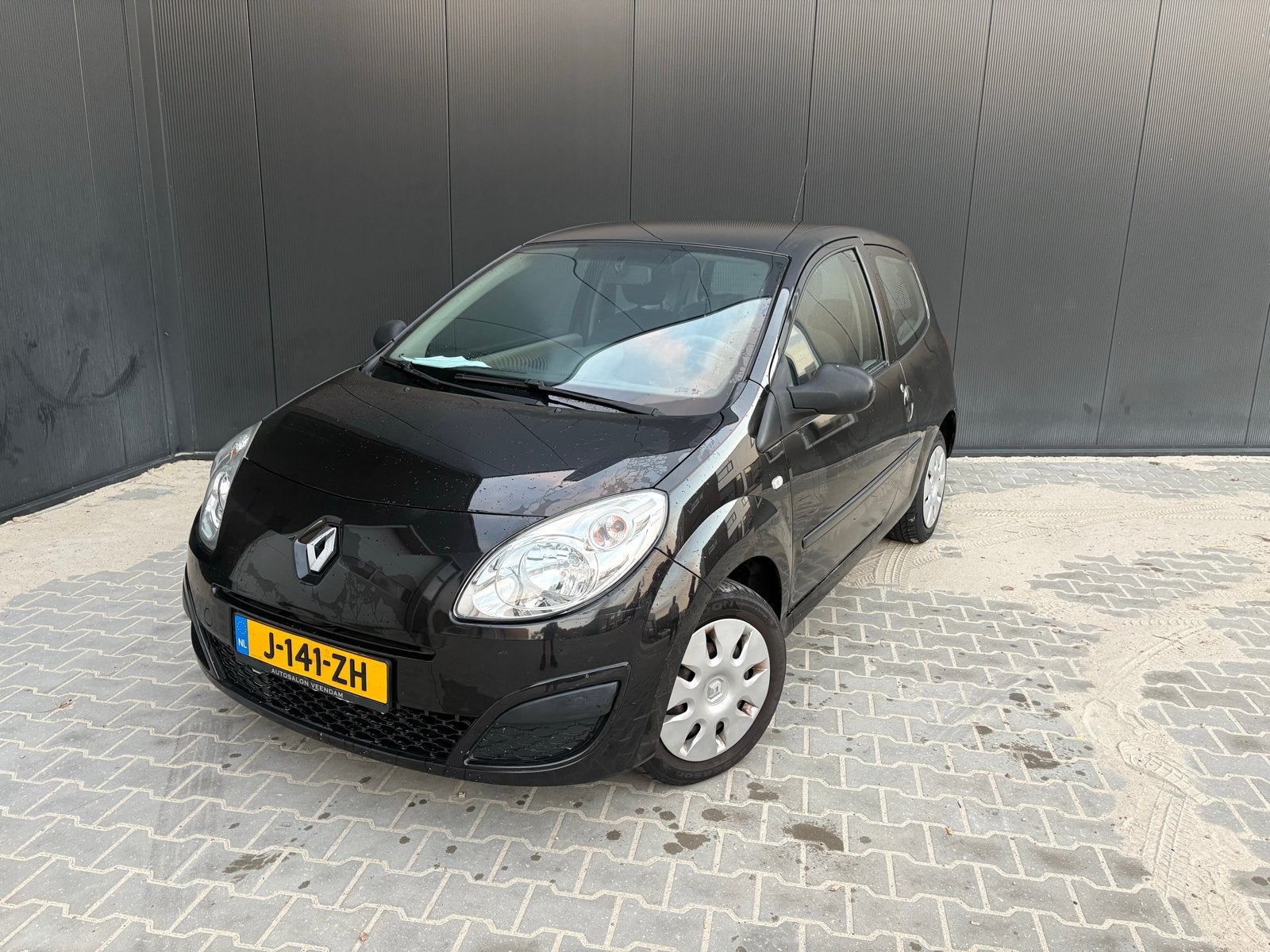 Renault Twingo 1.1 2009 Zwart, Voorwielaandrijving, Twingo, 31 €/maand, 4 cilinders