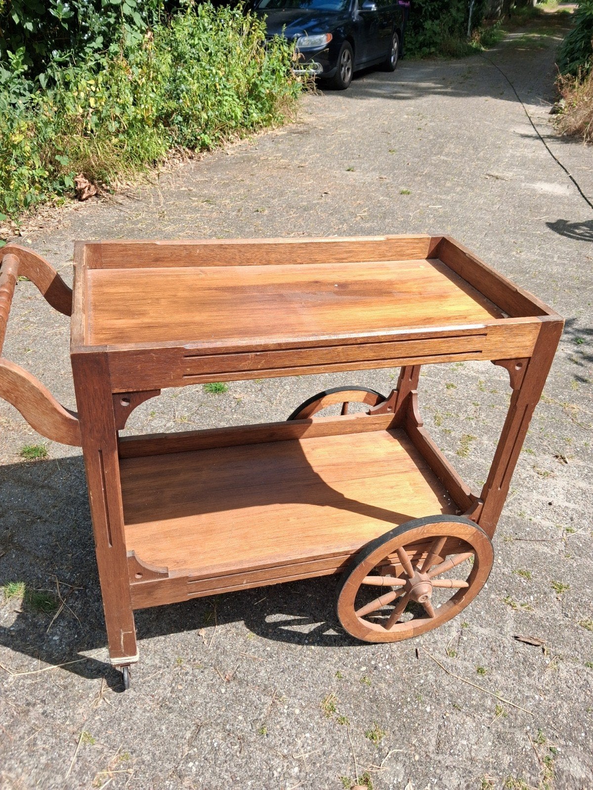 Serveerwagen, Ophalen, Gebruikt