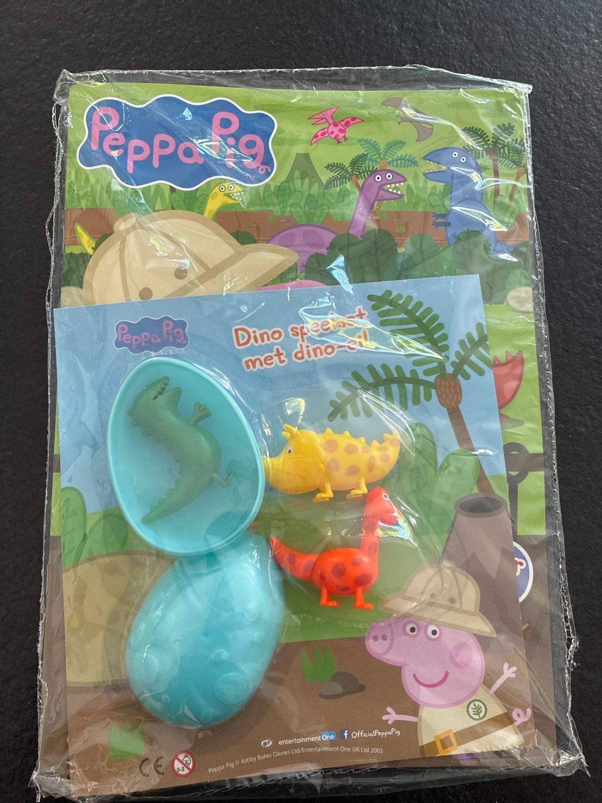 Peppa Big Dino Speelset met Dino-ei en Triceratops Masker, Ophalen of Verzenden, Nieuw