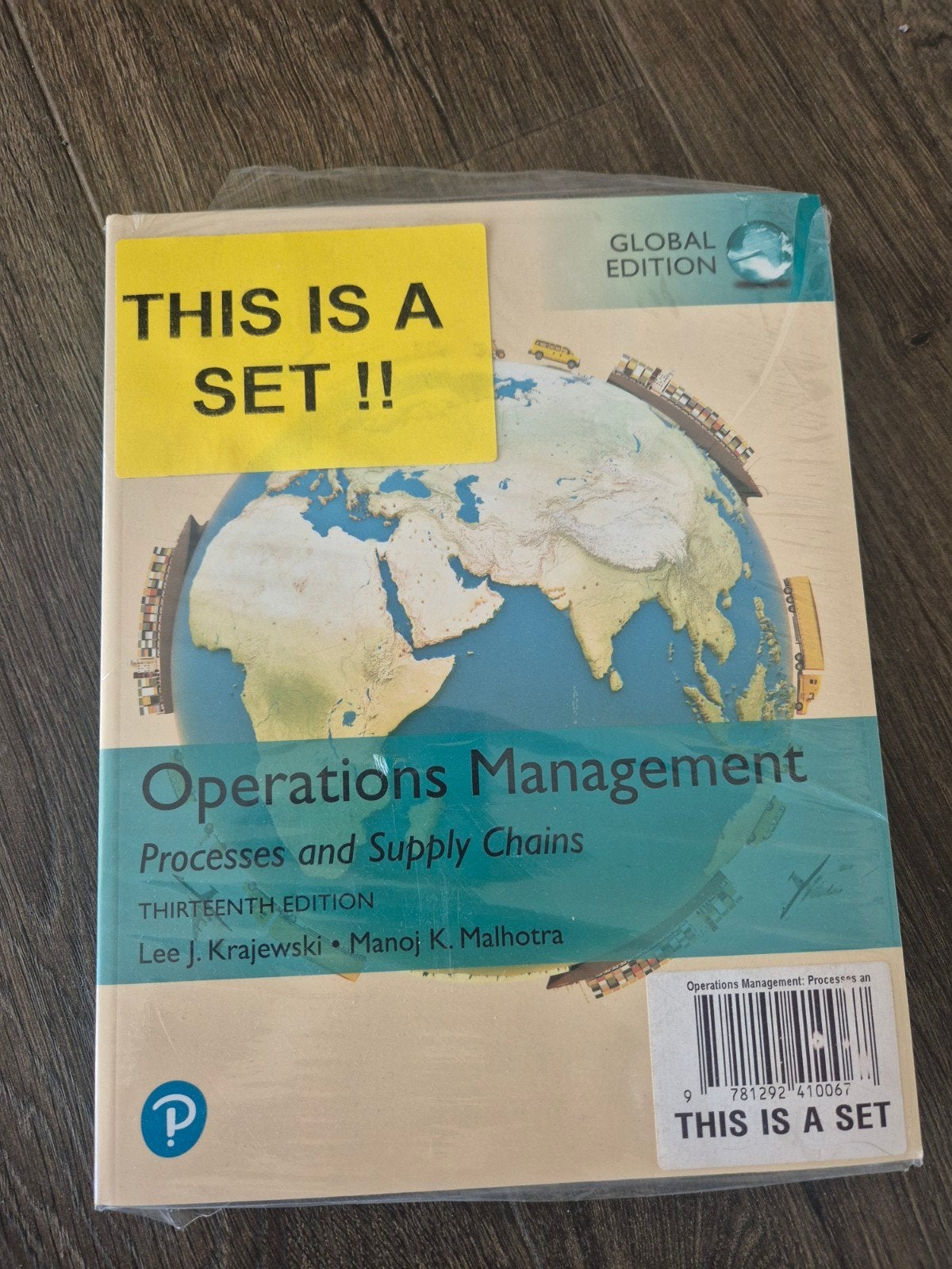 Operations Management: Processes and Supply Chains, Boeken, Zo goed als nieuw, Lee J. Krajewski, Manoj K. Malhotra, Gamma, HBO