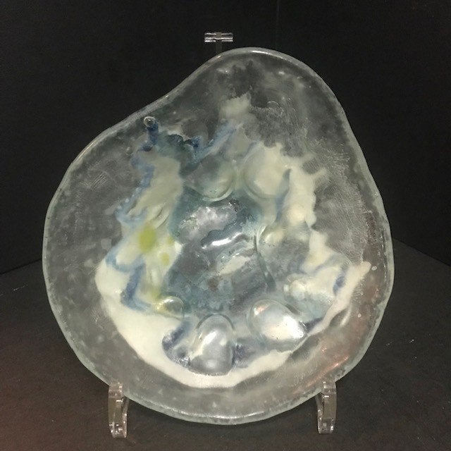 Glas object - Vera Lucia Orsini, Brasil -, Antiek en Kunst, Kunst | Designobjecten, Ophalen of Verzenden, Glas, Gemerkt