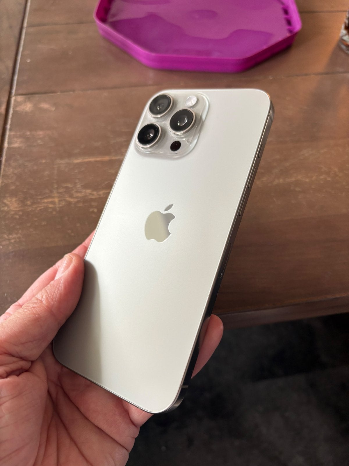 iPhone 16 Pro Max 256GB Natural Titanium, Telecommunicatie, 89 %, IPhone 16 Pro Max, Zo goed als nieuw, Zonder simlock