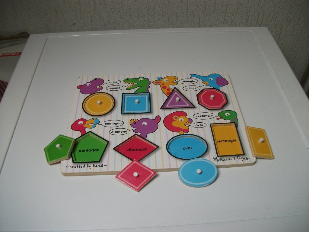 Puzzel Melissa en Doug 8 delig (engels), Ophalen of Verzenden, Gebruikt