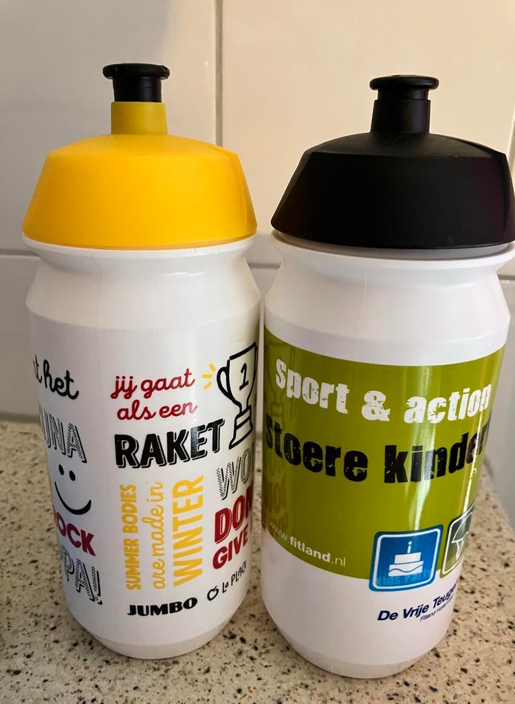 2 bidons - Sport & Actie en Jumbo La Place, Ophalen of Verzenden, Zo goed als nieuw