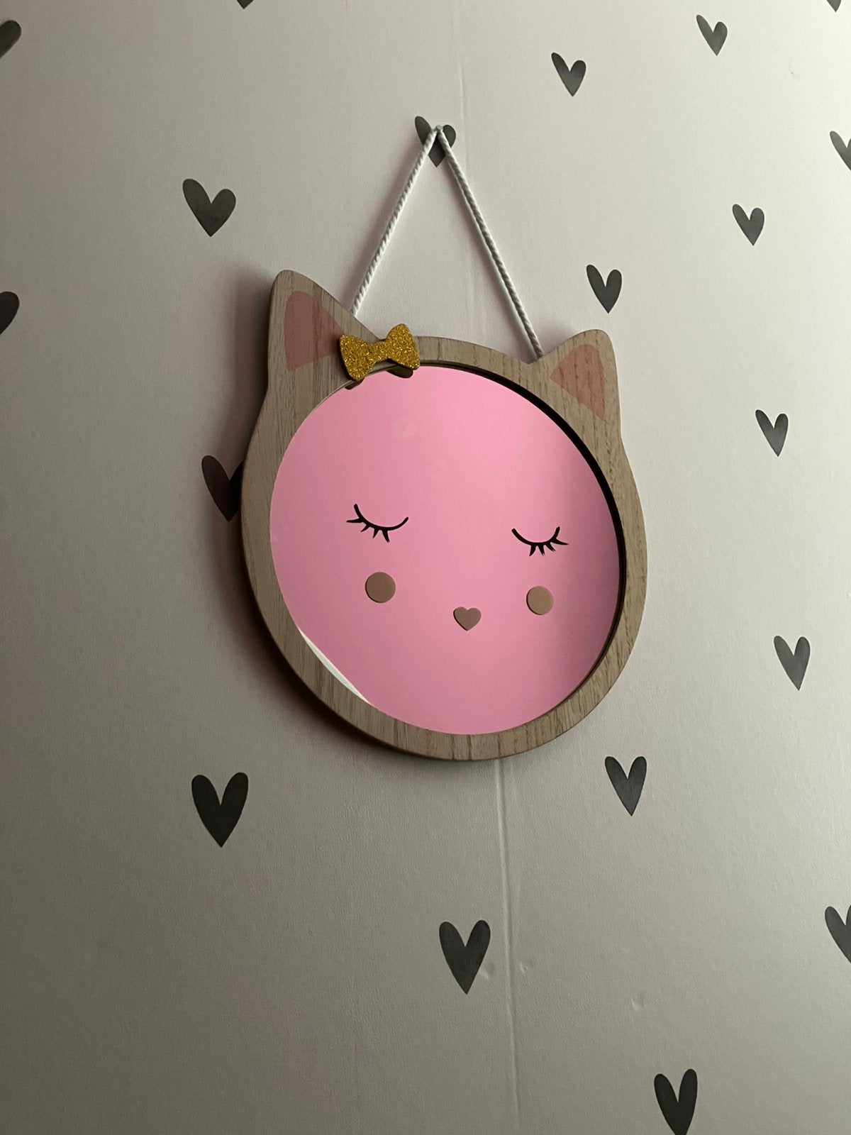 Meisjes spiegel, Kinderen en Baby's, Kinderkamer | Inrichting en Decoratie, Ophalen of Verzenden, Zo goed als nieuw, Spiegel