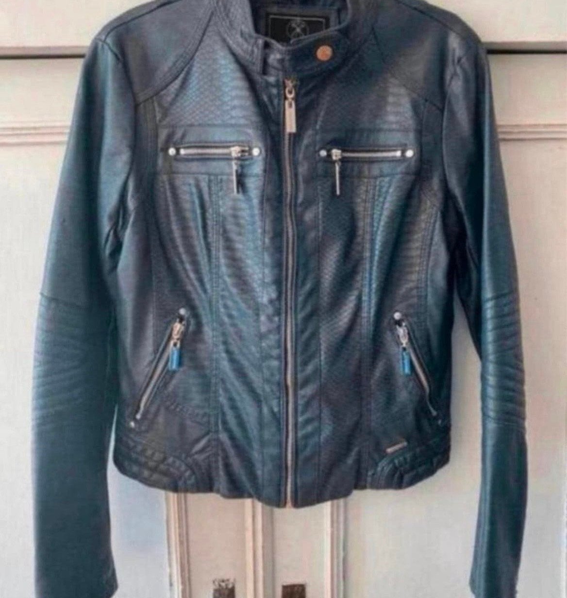 Rino & Pelle skai-leren jasje maat 38 Nieuw!, Kleding | Dames, Ophalen of Verzenden, Nieuw, Maat 38/40 (M), Blauw