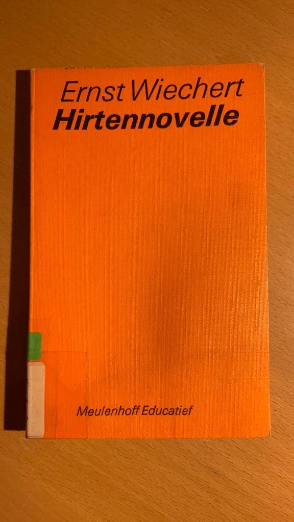 Hirtennovelle - Ernst Wiechert, Ophalen of Verzenden