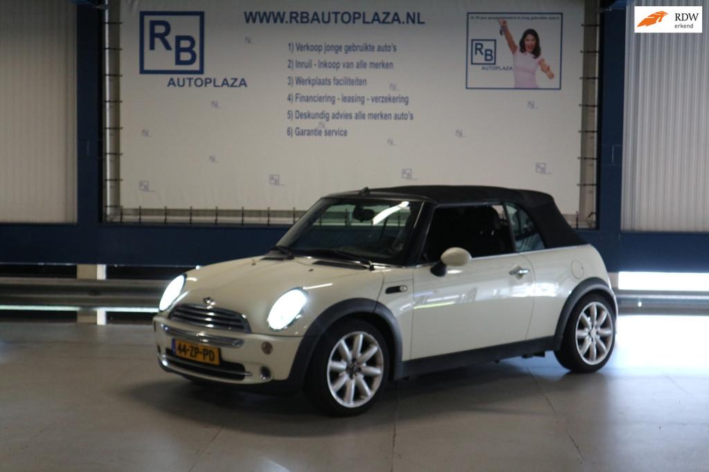 Mini Mini Cabrio 1.6 Cooper / Leer / Stoelverwarming / Elec, Auto's, Mini, Voorwielaandrijving, Gebruikt, 4 cilinders, Cabriolet