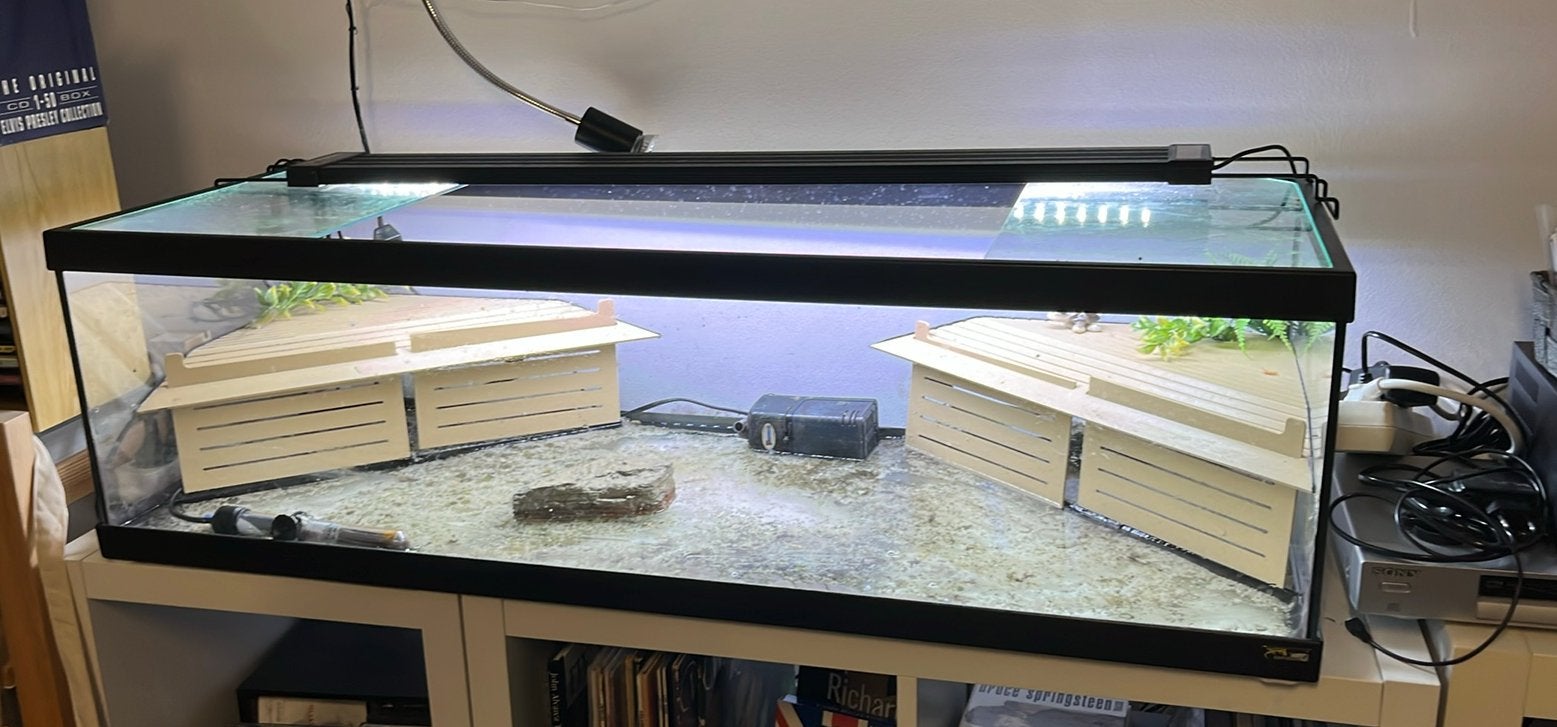 Tortum 100 schildpaddenbak/aquarium met toebehoren, Dieren en Toebehoren, Reptielen en Amfibieën | Toebehoren, Ophalen of Verzenden