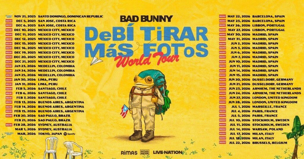 Bad bunny tickets, Twee personen, Juni