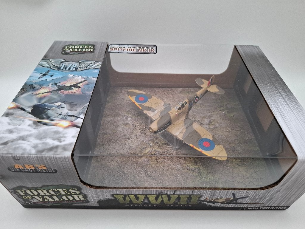 Forces of Valor Spitfire Mk IX 1/72 met originele omdoos, Overige merken, 1:72 tot 1:144, Verzenden, Nieuw