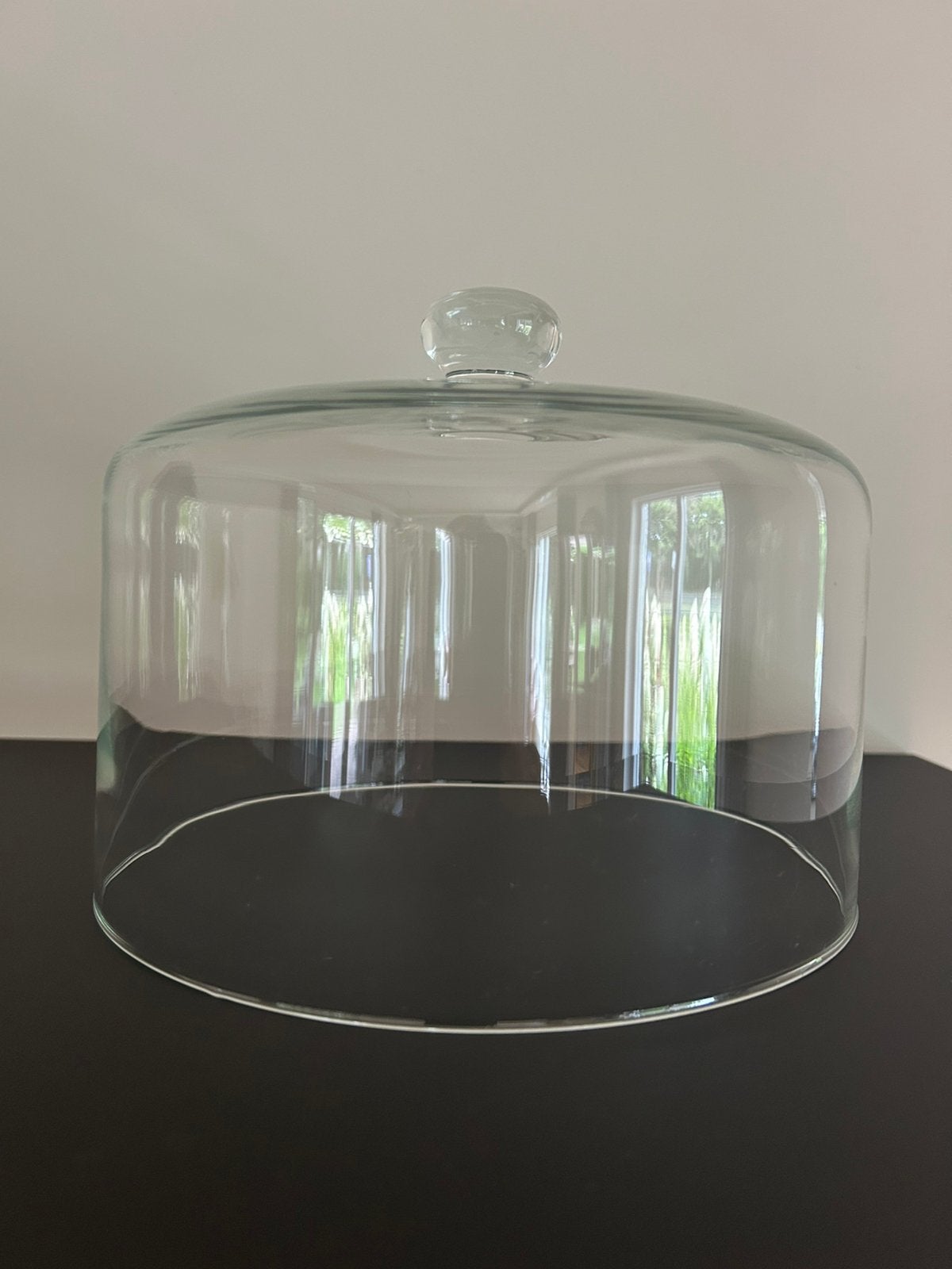 Grote glazen stolp 21 cm doorsnee, Ophalen of Verzenden, Zo goed als nieuw