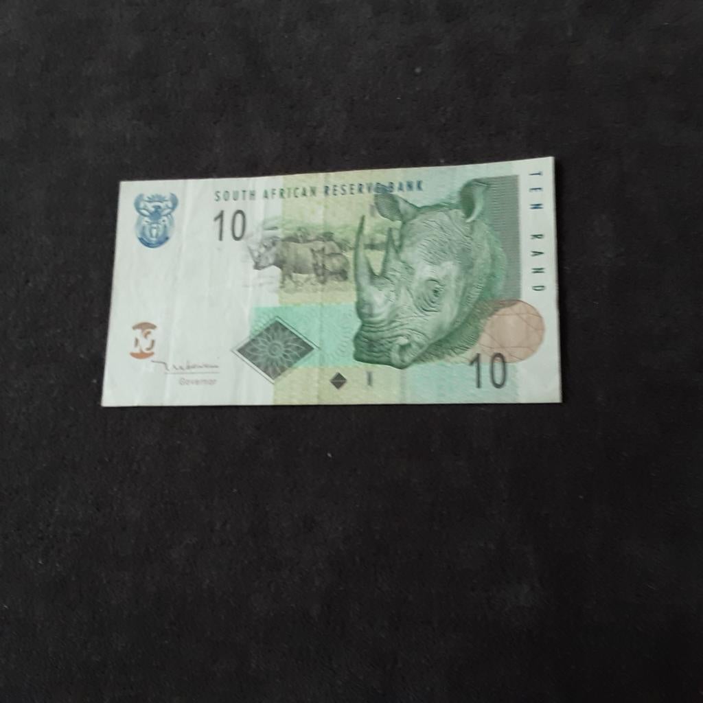 10 Rand Zuid-Afrika gebruik, Ophalen of Verzenden, Zuid-Afrika
