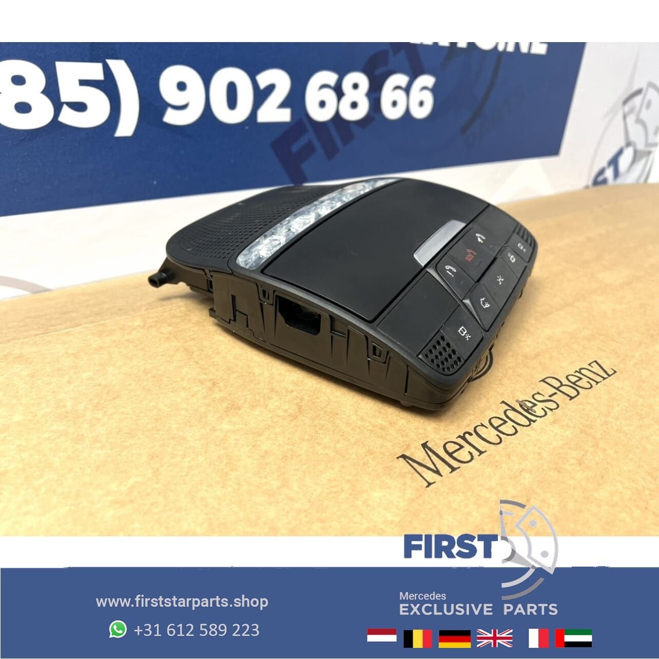 DAKLICHT PANEEL ZWART W205 C63 W213 E63 W253 GLC63 DAK BEDIE, Auto-onderdelen, Gebruikt, -, Ophalen of Verzenden, -