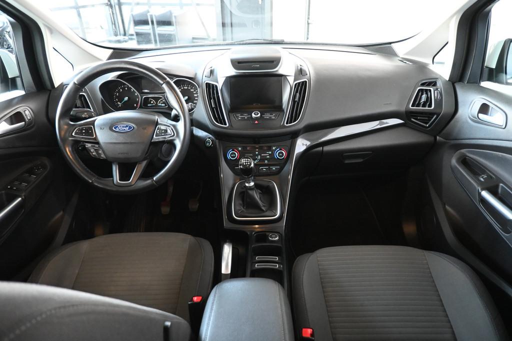 Ford C-MAX 1.0 Ambiente Clima Cruise Control Navigatie LED R, Voorwielaandrijving, Met garantie (alle), Wit, Handgeschakeld