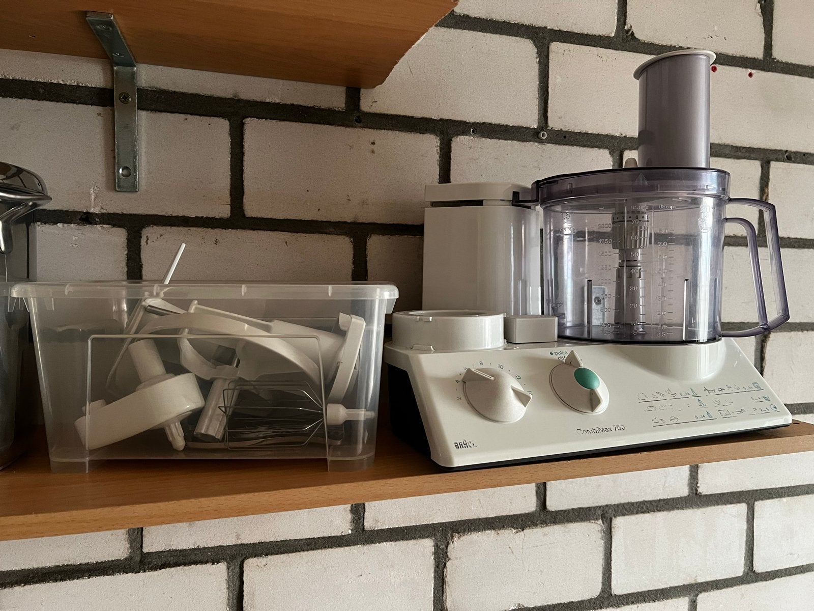 Braun Combimax 750 Keukenmachine, Ophalen, Gebruikt, 3 snelheden of meer, 2 tot 3 liter