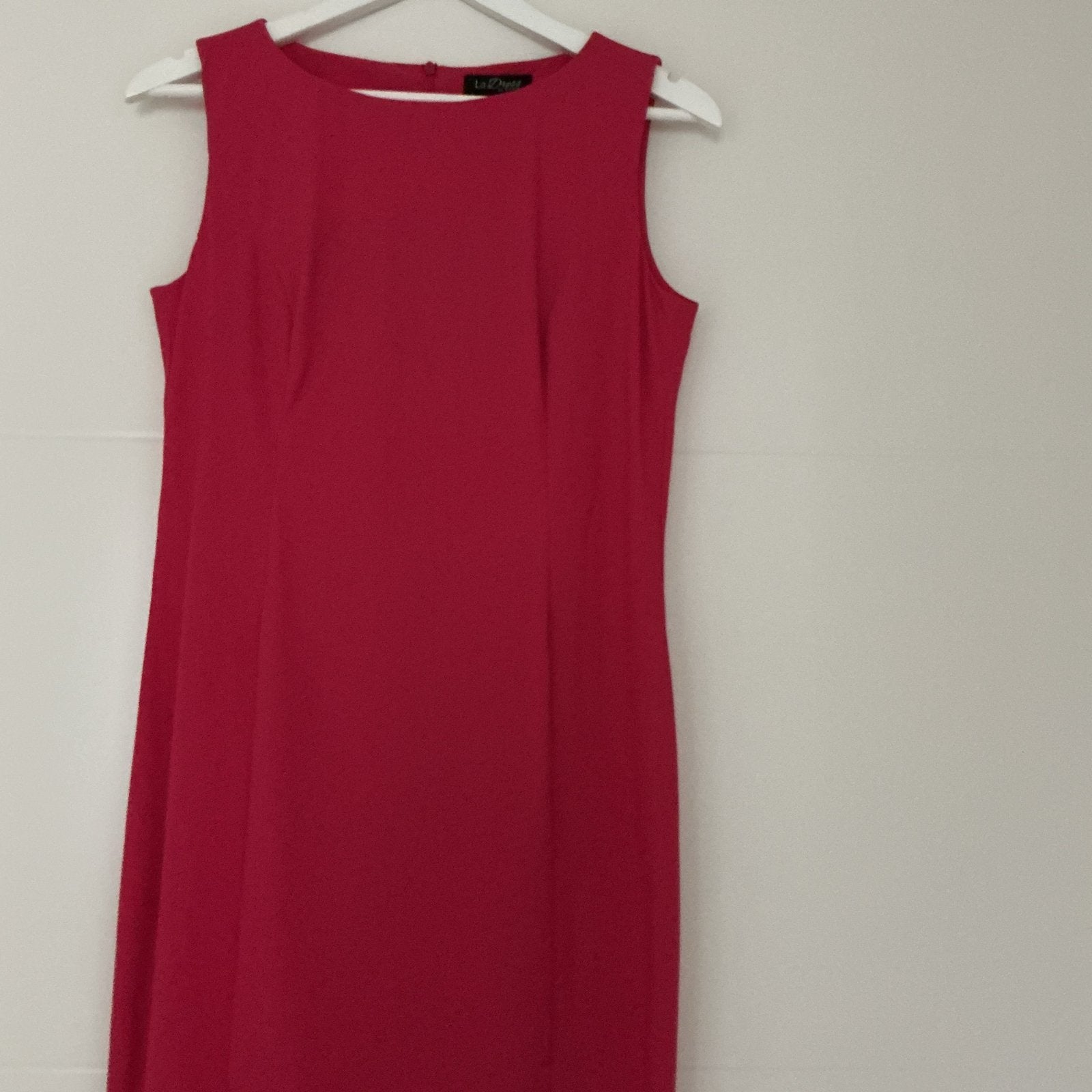 Mouwloze roze jurk, maat M, La Dress by Simone, Maat 38/40 (M), Ophalen of Verzenden, Zo goed als nieuw, Rood