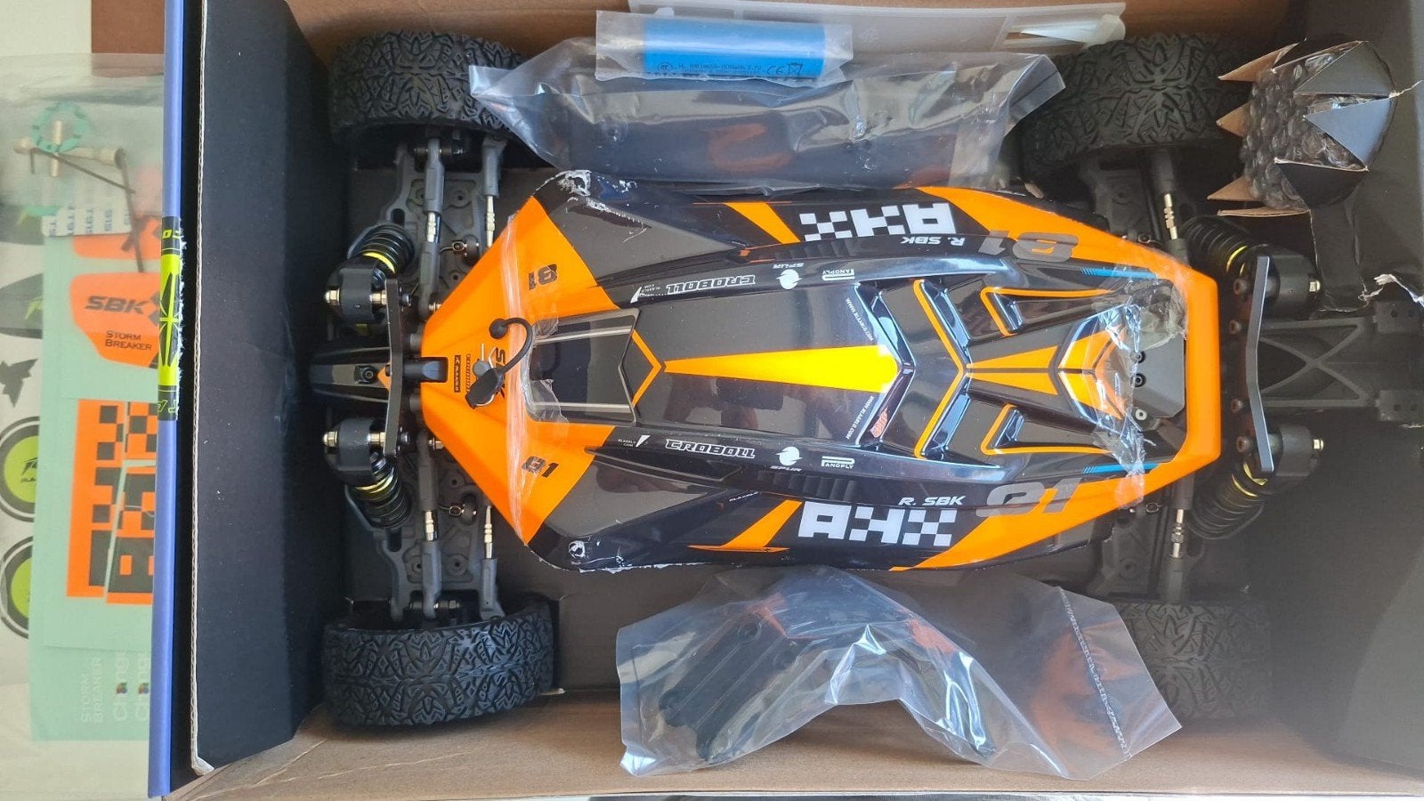 Rlaarlo SBK10 RC Buggy 1:10 4WD RTR - Nergens Goedkoper!, Elektro, Auto offroad, Nieuw, Ophalen of Verzenden