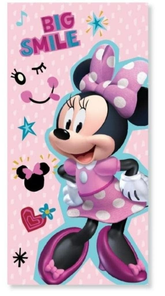 Minnie Mouse Badlaken Smile - Sneldrogend Strandlaken, Kinderen en Baby's, Kinderkleding | Kinder-zwemkleding, Meisje, Minnie Mouse