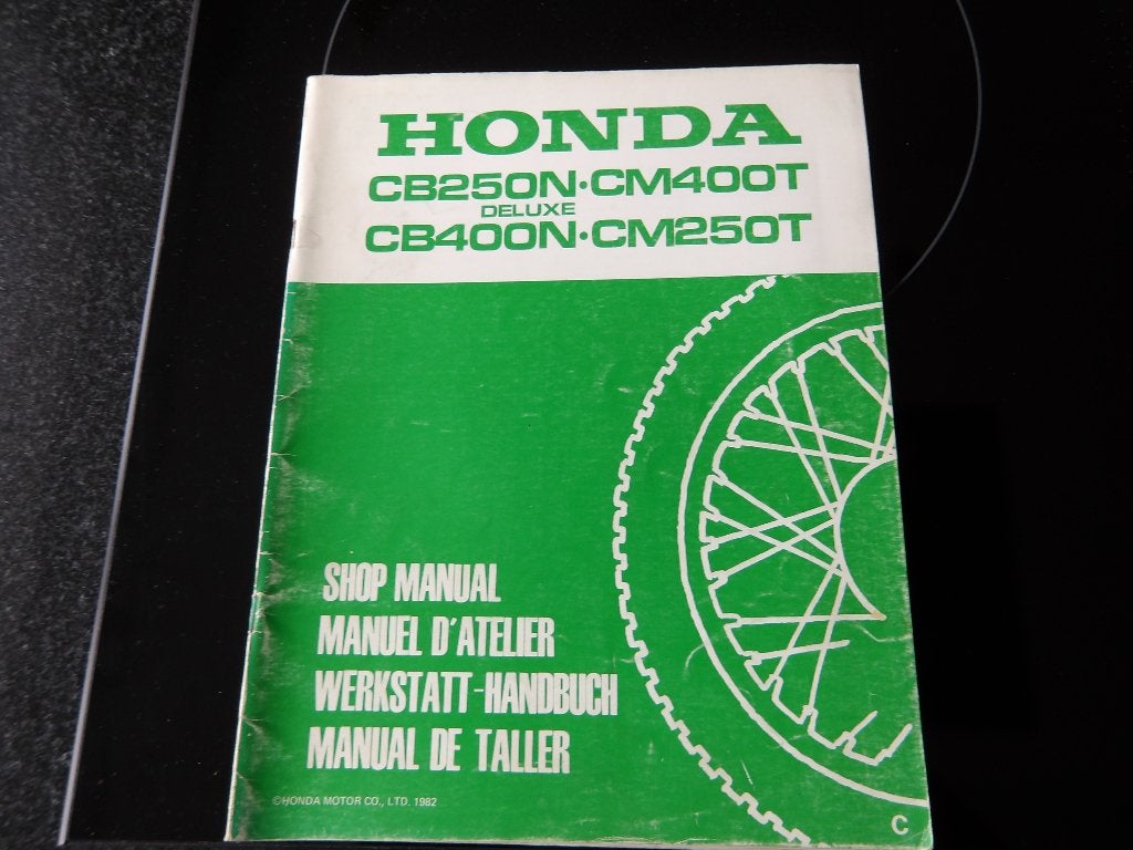 Honda CB250N CM400T CB400N CM250T Werkplaatshandboek, Verzenden, Honda