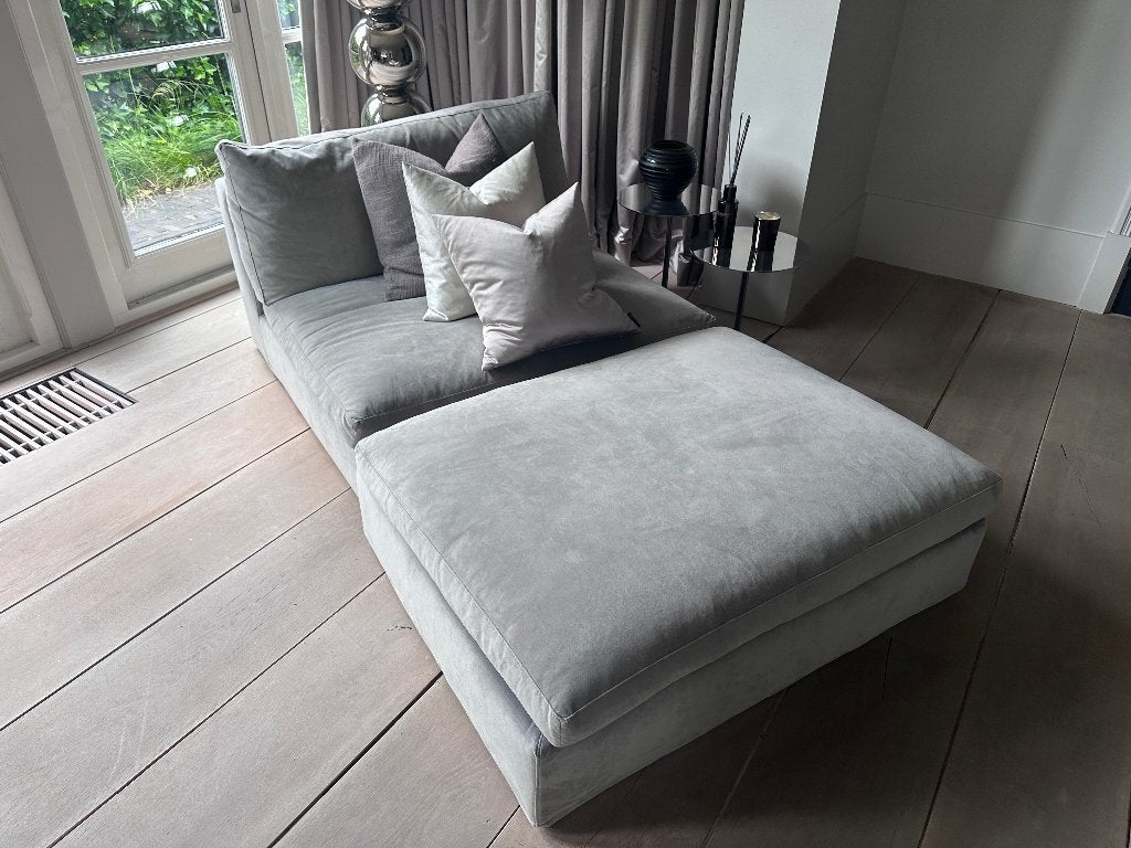 Eric Kuster Metropolitan Luxury Chaise Longue – Luxe Velours, Ophalen, Zo goed als nieuw, Eenpersoons, Minder dan 150 cm