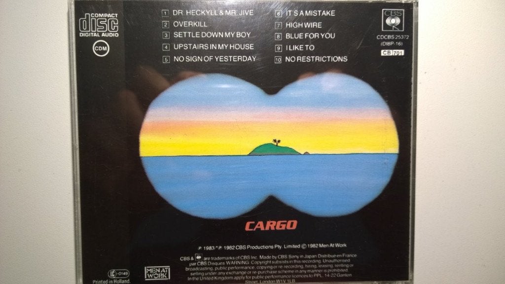 Men At Work - Cargo, Ophalen of Verzenden, Zo goed als nieuw, Pop, Album