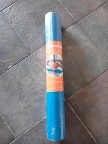 Nieuwe fitness sportmat 183 x 61 cm 3 mm dik blauw yoga mat, Sport en Fitness, Fitnessmaterialen, Ophalen of Verzenden, Nieuw