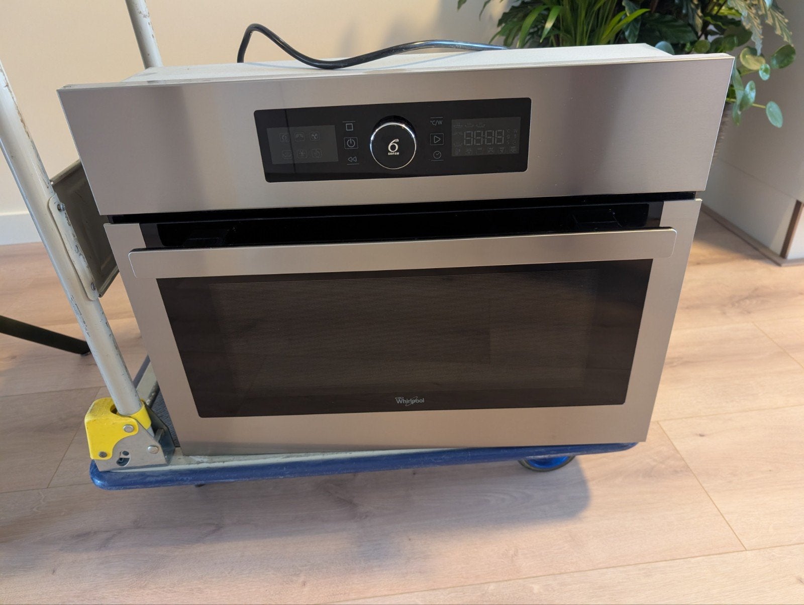 Whirlpool Inbouw Combimagnetron, Witgoed en Apparatuur, Magnetrons, Zo goed als nieuw, Inbouw, Combimagnetron, 45 tot 60 cm, Grill