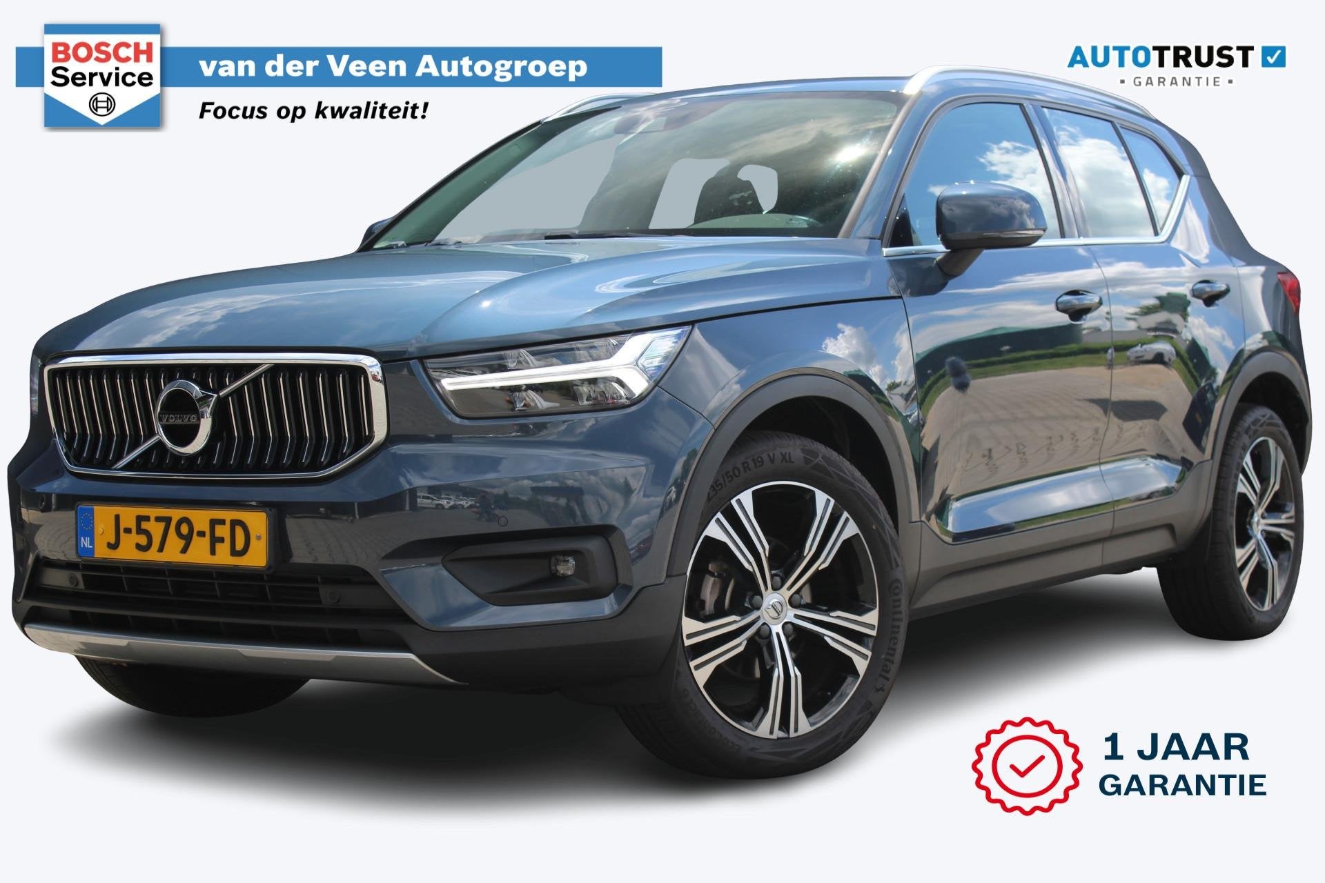 Volvo XC40 1.5 T3 Inscription | Incl. 12 maanden garantie |, Voorwielaandrijving, Gebruikt, Blauw, Bedrijf