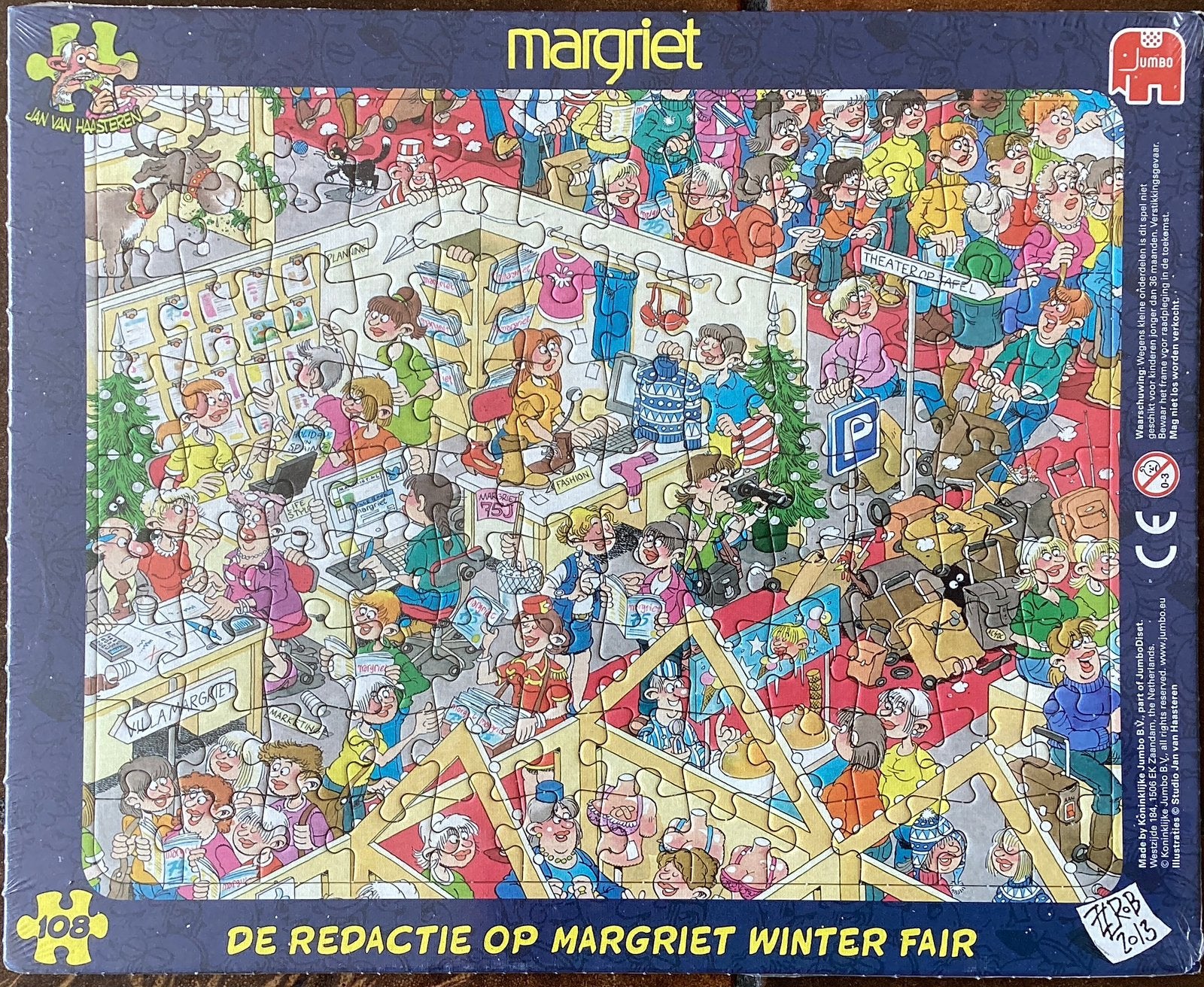 Jan van Haasteren puzzel Margriet Winterfair- 108 stukjes, Ophalen of Verzenden, Minder dan 500 stukjes, Nieuw
