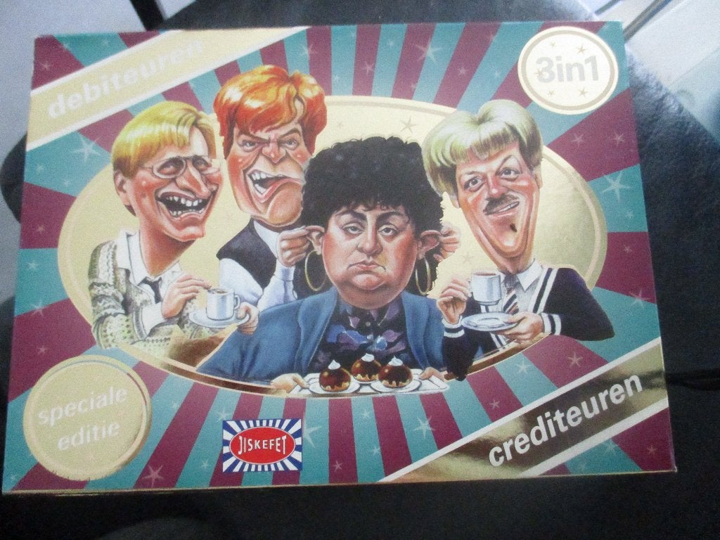 Debiteuren Crediteuren dvd 3 in 1  Jiskefet   3 disc, Alle leeftijden, Zo goed als nieuw, Komedie, Ophalen of Verzenden