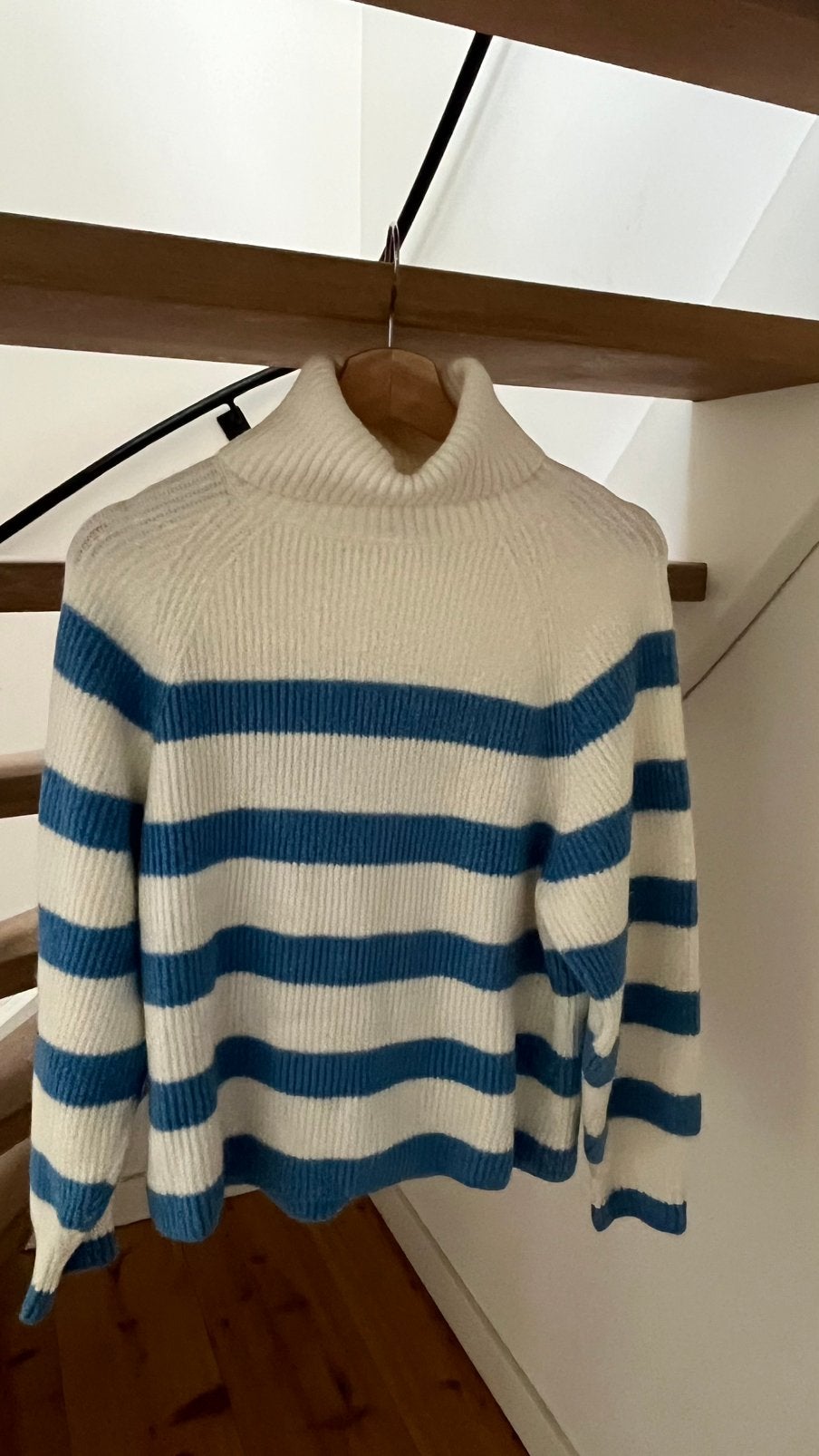 Coltrui Mango wit met blauw gestreept maat S 36, Ophalen of Verzenden, Zo goed als nieuw, Maat 36 (S), Wit