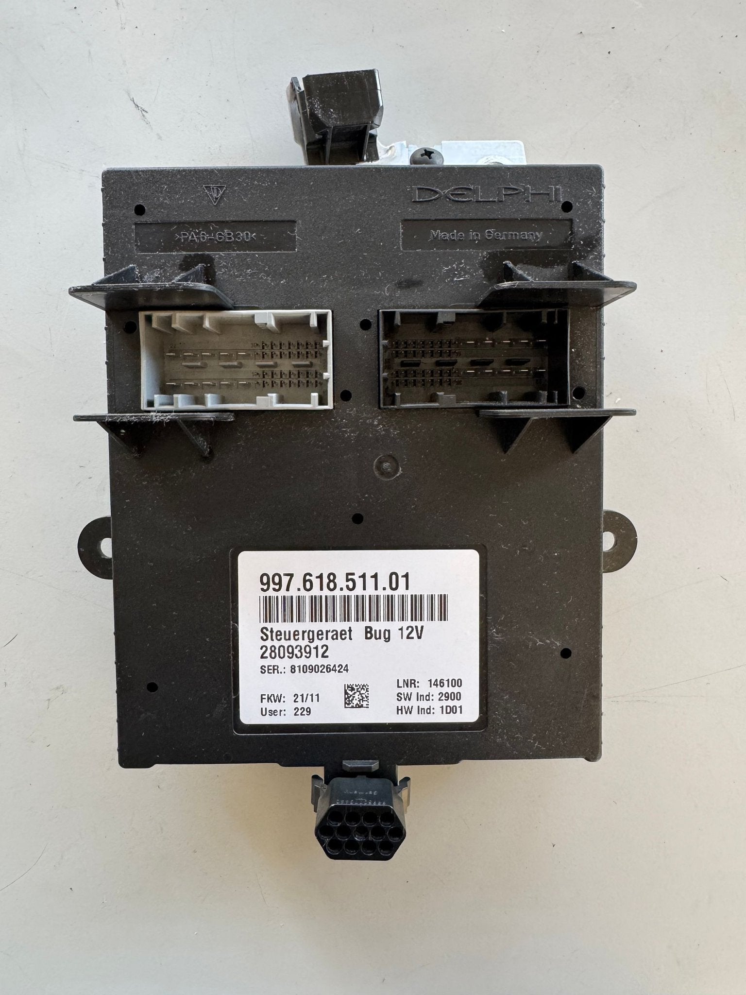 Porsche 997.618.511.01  bcm module voorzijde, Auto-onderdelen, Gebruikt, -, -, Ophalen of Verzenden