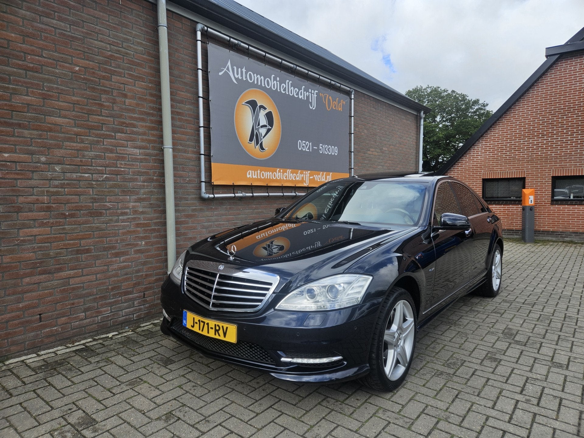 Mercedes-Benz S-Klasse 400 HYBRID (bj 2009, automaat), Automaat, Euro 5, Achterwielaandrijving, Beige